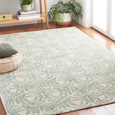 Tapis floral touffeté à la main Jalayiah