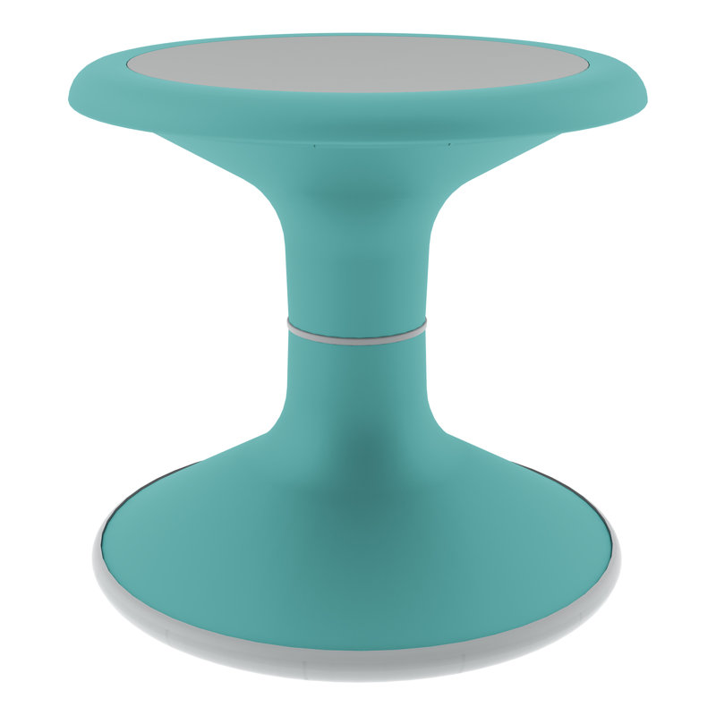 Tabouret Crossen Classroom, H 12 po, Turquoise