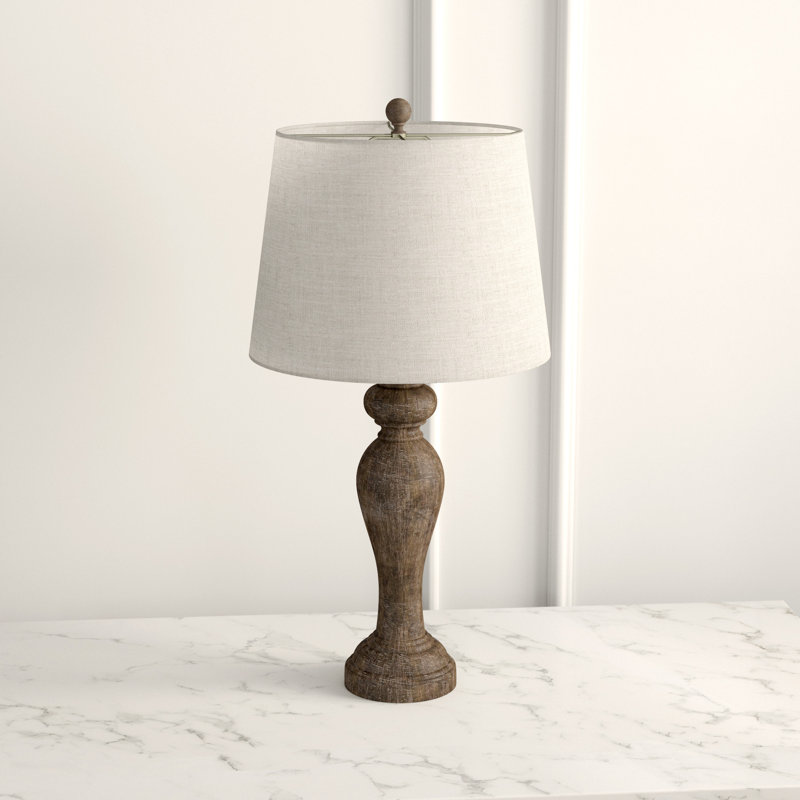 Joie 32" Opal Grey Table Lamp Set