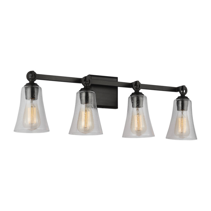 Amija 4 -Light Vanity from, Aged Iron