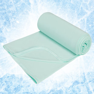 Jeté rafraîchissant pour dormeuses chaudes, couverture d'été légère pour lit, 60 x 80