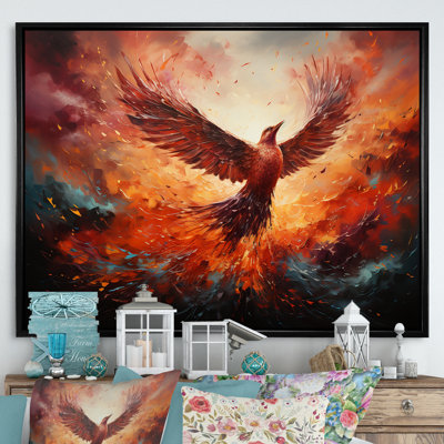 Reproduction d'art sur toile, "Resurg Phoenix Rebborn I"