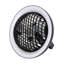 Rechargeable 3 Speed Desk Fan With LED Dimmable Ring Light By-491829579