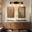 Sherron Dimmable Vanity Light with Seeded Glass Shade-1127123558