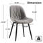 Chaise d'appoint rembourrée en similicuir Chardee-1647928881