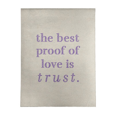 Quotes Chenille Indoor Rug