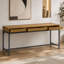 Bureau en bois massif argyle de 72 po de largeur Mid Century