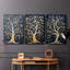 Lanscape Study Series XXX - Ensemble de 3 toiles tendues avec châssis - Prêt à être accroché-67876920