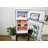 FRIGIDAIRE Retro 2-Door Compact Fridge Freezer Combo, 3.1 Cu. Ft., Stainless Steel, Built-in Bottle Opener-100663870
