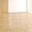 Zaiden Glass Top Metal Base Writing Desk