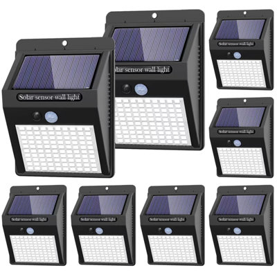 Solar Security Lights Motion Sensor Lights Waterproof Outdoor Lights For Garden Fence Patio Garage
