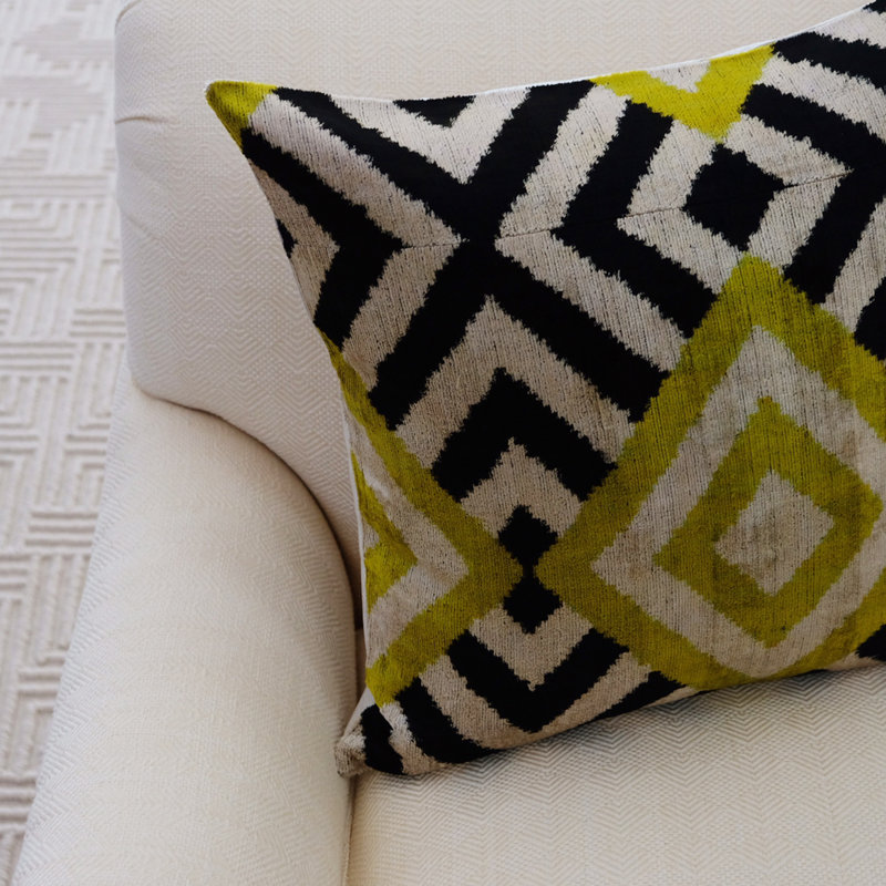 Eve Silk Square Pillow Cover & Insert