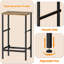 42cm W Metal Bedside Table