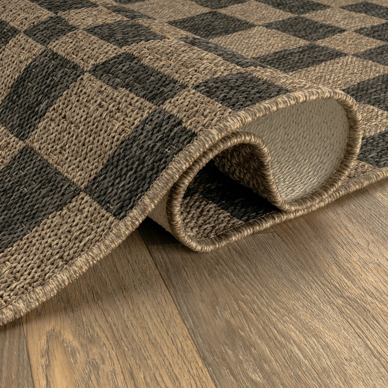 Tapis tissé à plat antidérapant Wavy, 3 pi 4 po x 6 pi