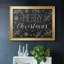 "Merry Christmas Chalkboard", art textuel sur toile-885754640-885754647