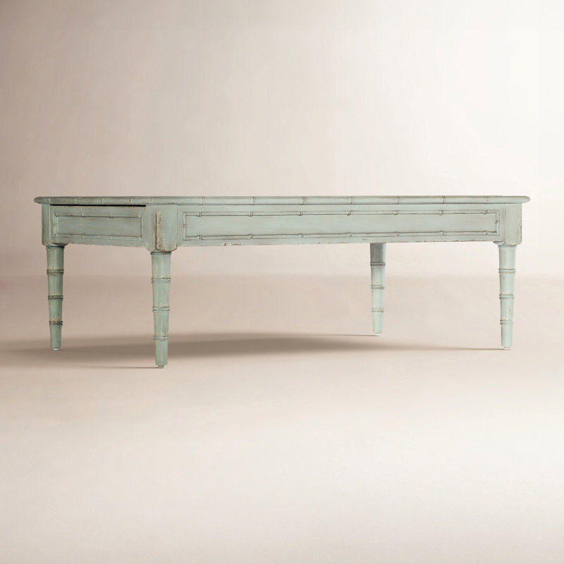 Charleston Solid Wood Coffee Table, Haint Blue