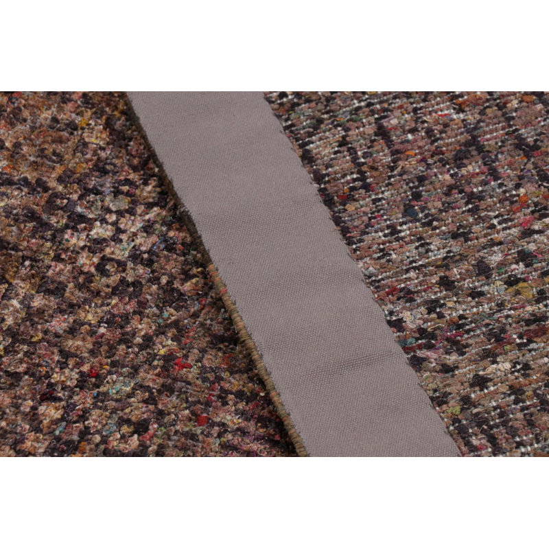 Textural Hand Knotted Silk Striped Area Rug, Rectangle 6' x 9'