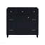 [Cabinet seulement] Meuble-lavabo de 36 po - Noir (lavabo non inclus)