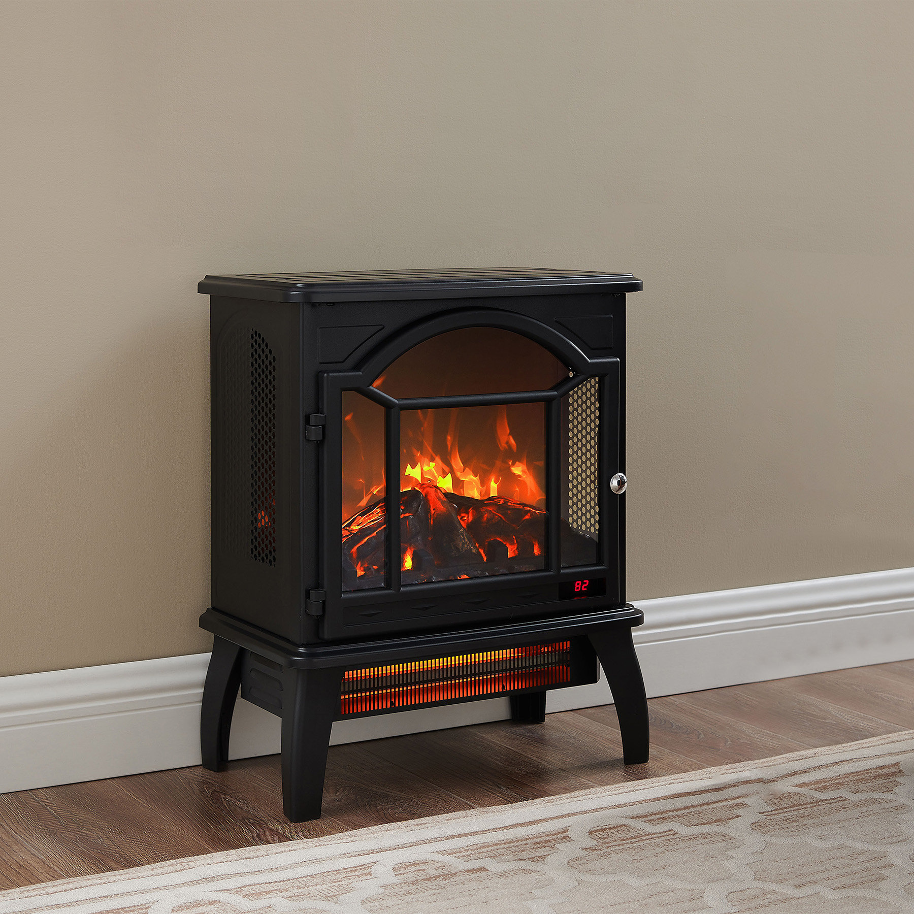 Plow & Hearth Panoramic Quartz Infrared Stove Heater & Reviews