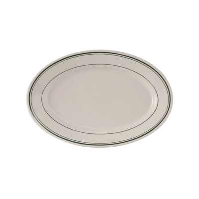 Tuxton Green Bay Ceramic Platter