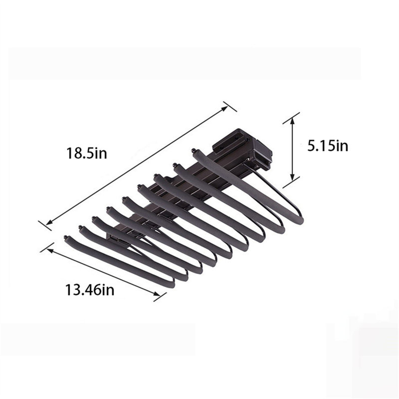 Toptrack Single-Row Pull-Out Pants Rack