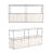 Modular Metal Office Storage Cabinet With Adjustable Shelves-123176086