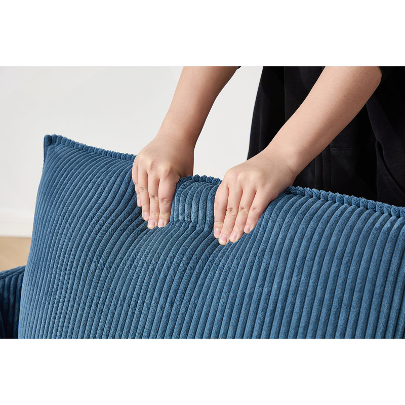 Chaise pivotante, Bleu