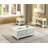 Emmett Rectangular Coffee Table with Storage in White Washed