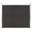Zap Fence Panel WPC 180x146 cm-542236135
