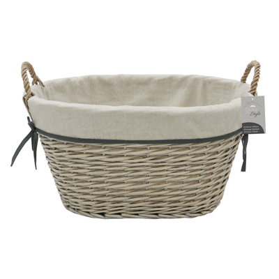 JVL Wicker Decorative Basket