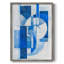 Série ABSTRACT CVI, reproduction encadrée - bois massif-240549025
