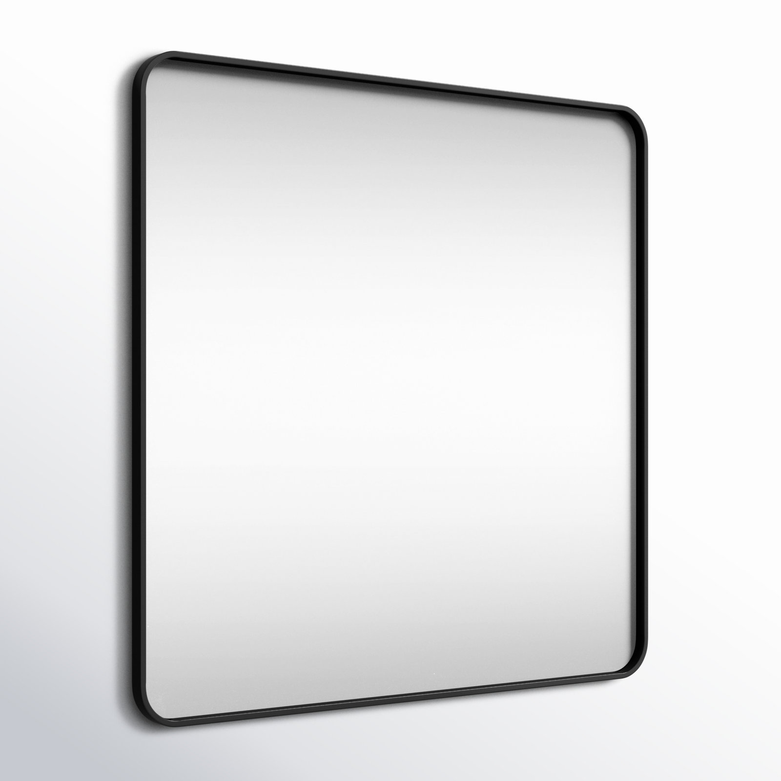 Sabine Accent Mirror, Black, 36" x 36"