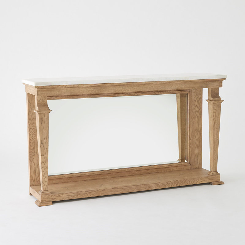 60'' W Console Table, Brown