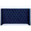 Elegant 1Pc Bed Fully Upholstered Frame Fabric Tufted HB Bedroom Wingback Design-2034816319