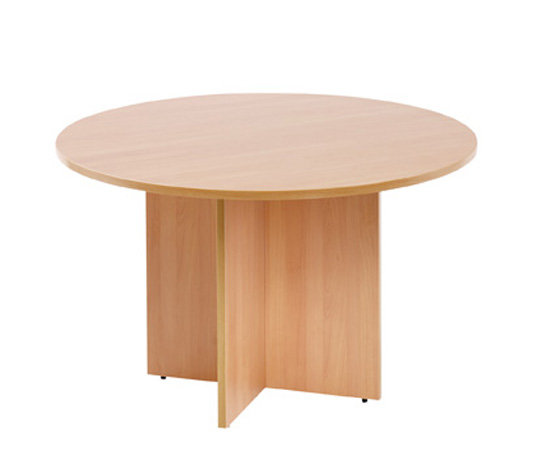 Buariki Circle Conference Table, Beech