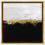 «Abstract Midway in Black and White Paint», reproduction d'art graphique sur toile tendue-23207554-66921575