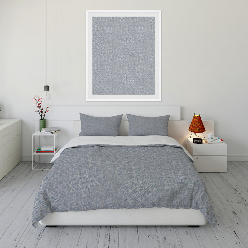 Twill Abstract Duvet Cover, Twin Duvet Cover + 1 Standard Pillowcase