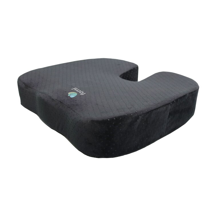 Simoniz Memory Foam Seat Cushion, Black