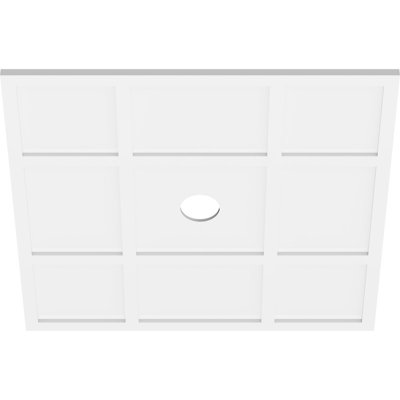 38"OD x 4"ID x 13 1/4"C x 1"P Rubik Architectural Grade PVC Contemporary Ceiling Medallion