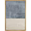 «Minimal Landscape Watercolor Pastel Blue Grey Neutral Decor», reproduction d'art sur toile encadrée-71165072-71165073
