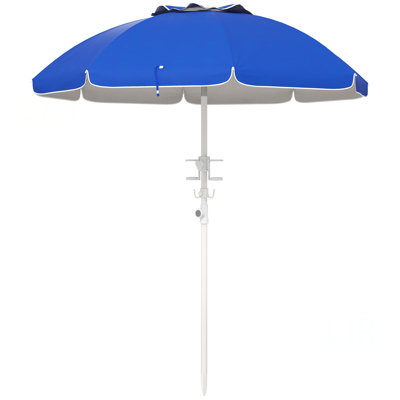 Parasol de plage portatif Outsunny