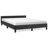 Singhai vidaXL Platform Bed Frame, Slats Support, No Mattress, Faux Leather-466228046-466228082