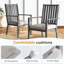 Ensemble de 2 chaises de patio en aluminium toutes saisons avec coussins et structure épais-2011235215-2011235212