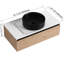Meuble-lavabo de 36 po avec lavabo en céramique Art Black et tiroir à fermeture en douceur, design moderne pour l'élégance, ton de café principal, matériau en contreplaqué, poignée de tiroir biseautée à extension 2/3 et 45 po, salle de bain, rétractable-130094156
