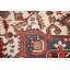 Tapis géométrique rouge 6 x 9