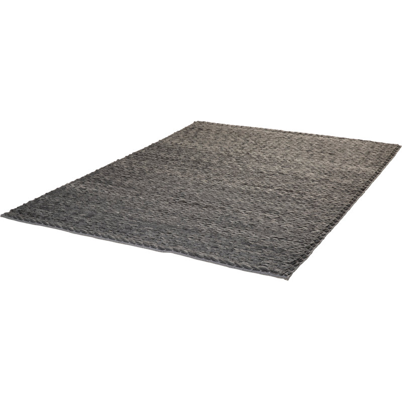 Jay Solid Colour Hand Woven Area Rug, Rectangle 120 x 170cm