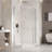 36'' x 36'' x 72'' Frameless Corner Shower Enclosure, Neo-Angle Shower Enclosure with 1/4" (6mm) Clear Tempered Glass, Pivot Shower Door with Explosion-Proof Film and Nano Coating in Chrome Finish-98671808