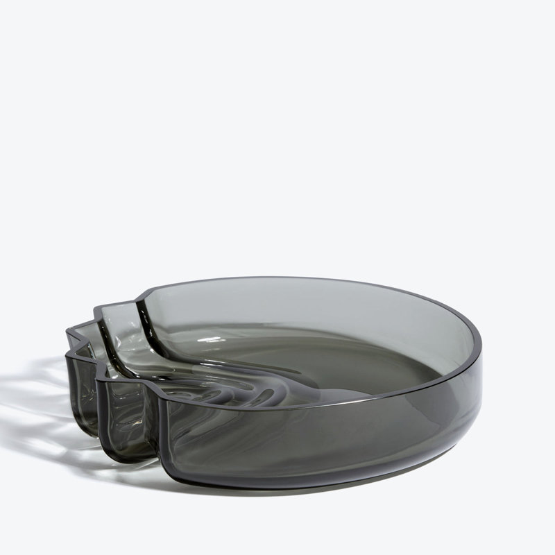 PULSE Decorative Tray, Smoke