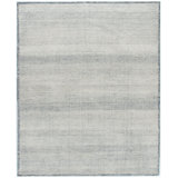 Zoe Rose Hi Lo Area Rug in Blue/Ivory