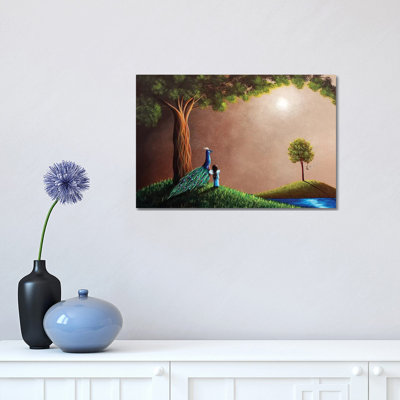 Pond Of Enchantment by Moonlight Art Parlour - Print on Canvas